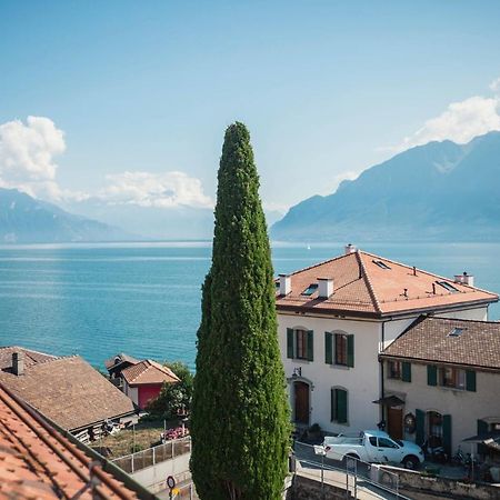 Auberge De Rivaz Otel Dış mekan fotoğraf