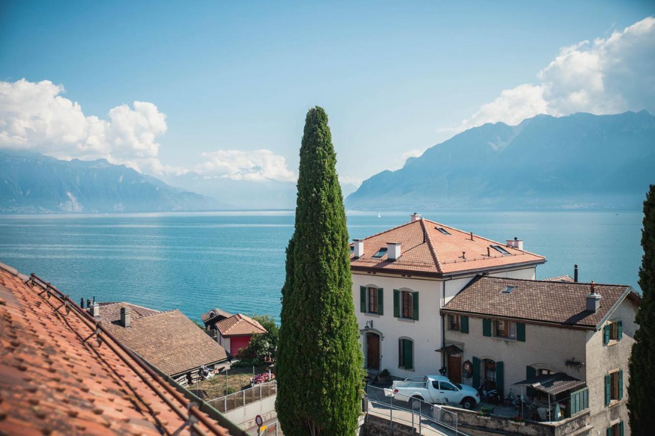 Auberge De Rivaz Otel Dış mekan fotoğraf