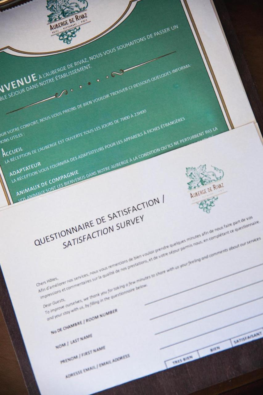 Auberge De Rivaz Dış mekan fotoğraf